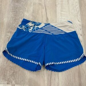 Lululemon Blue Speed up shorts